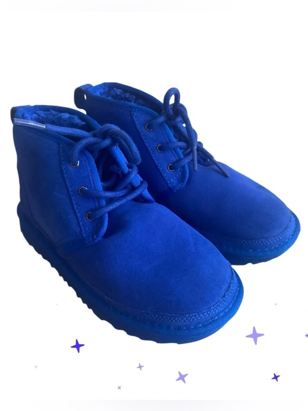 Ugg Kids Unisex Neumel II Boots Royal Blue 1017320K NEW W/O BOX size 1  8.5”